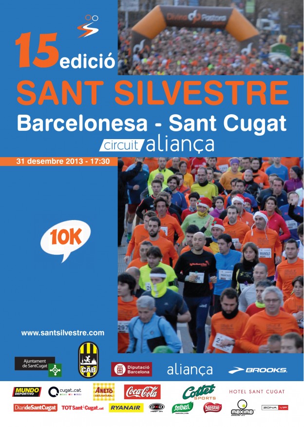 Cartel cursa Sant Silvestre 2013