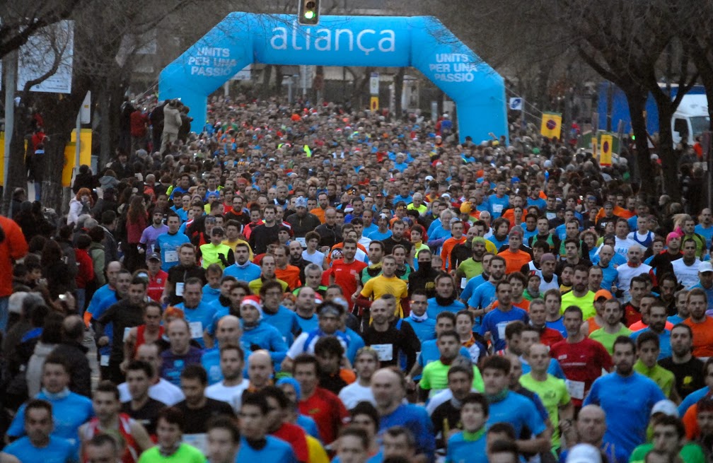 Salida Sant Silvestre Barcelonesa 2013