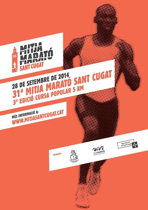 Cartel Mitja Marató Sant Cugat 2014