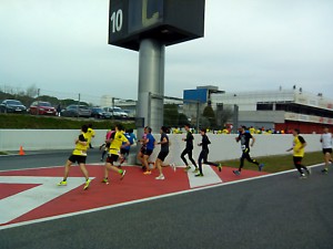 Giro de entrada al Pit-lane