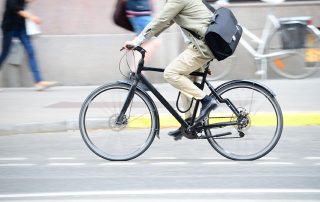 trabajar en bici