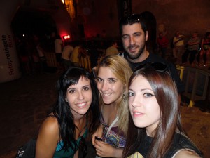 Yolanda, Ruth, Laura y Alex