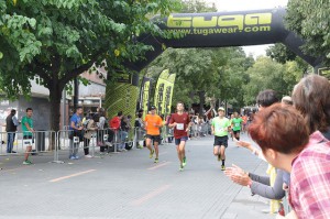 Recta de meta Mitja Marato Sant Cugat 2015 KM21