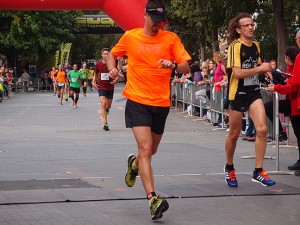 Llegada a meta Mitja Marato Sant Cugat 2015 KM21