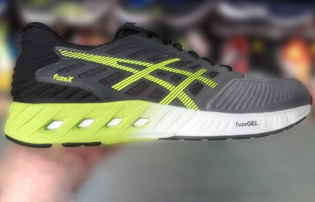 Asics FuzeX Hombre Lima Negro Asics FuzeX Hombre Lima Negro