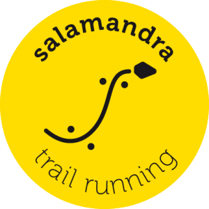 Logotip salamandra trail running