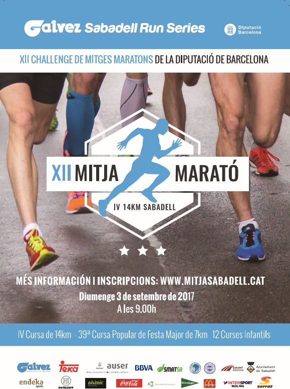 cartel XII Mitja Marató Sabadell