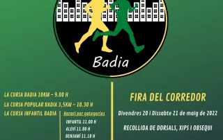 Cartel Cursa Badia 2022