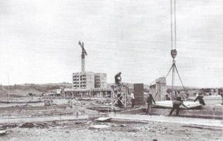 Construcción de los edificios