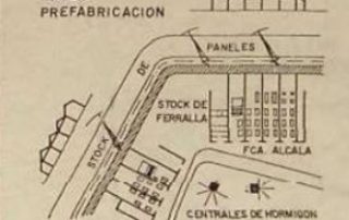 Disposición de las naves de fabricación