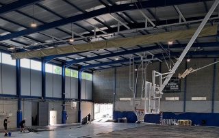 Remodelación techo polideportivo