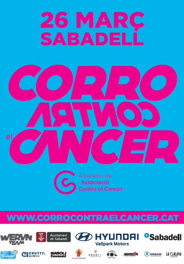 Cartel Corro Contra el Cancer 2023