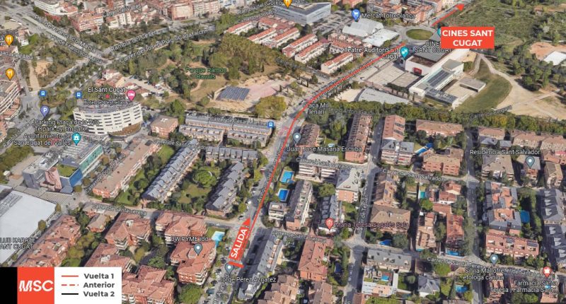 Recorrido Mitja Marató Sant Cugat