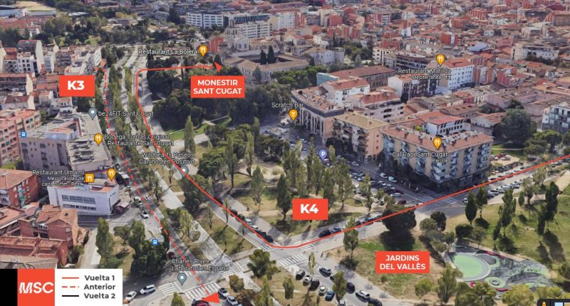 Recorrido Mitja Marató Sant Cugat