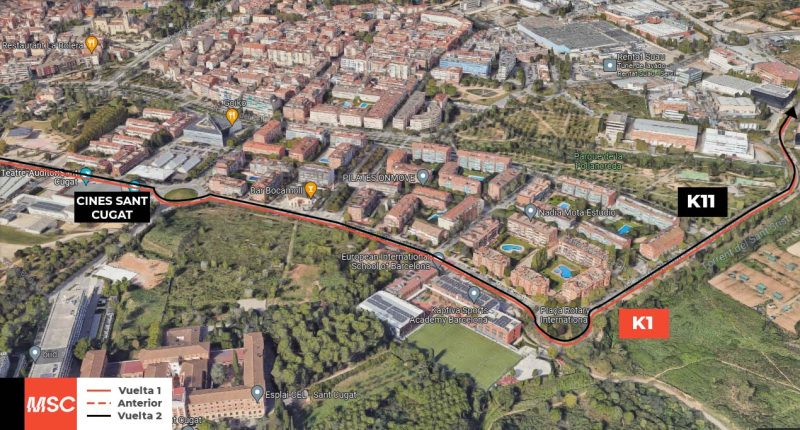 Recorrido Mitja Marató Sant Cugat