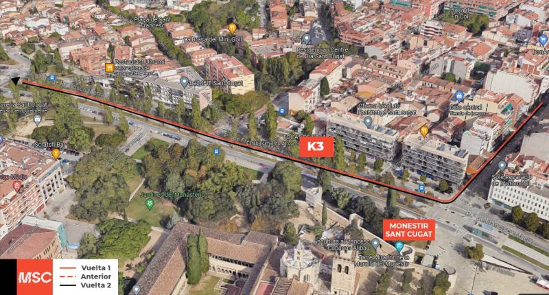 Recorrido Mitja Marató Sant Cugat