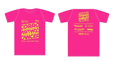 Camiseta corro contra el cancer Sabadell 2024