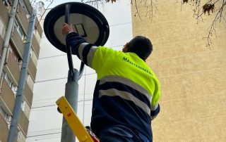 Renovación de la iluminación de las calles