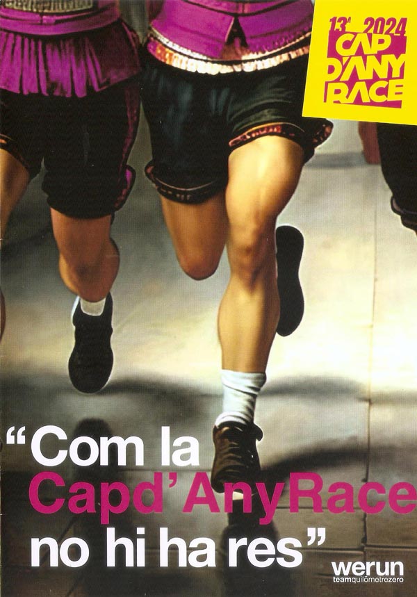 Cartel Cap d'any Race 2024