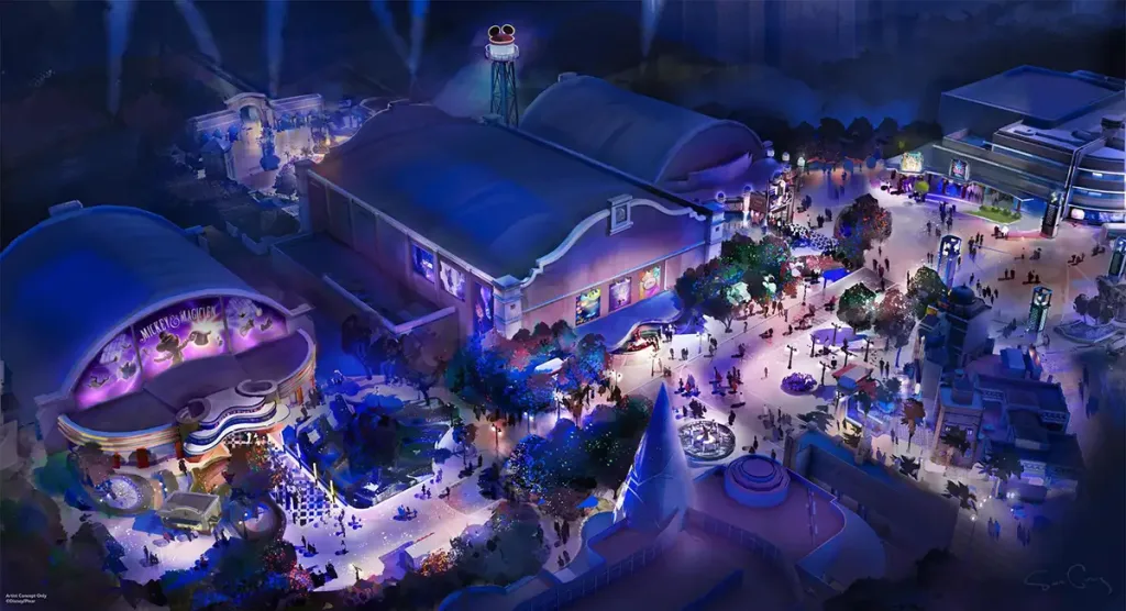 Diseño Word Premier Plaza - Disney Aventure World - Nocturna