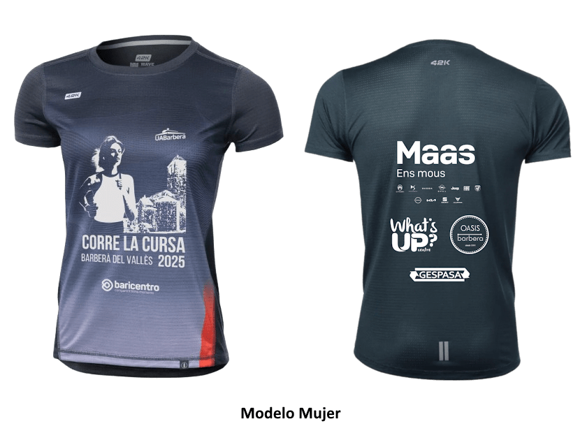 Camiseta Mujer Cursa Barberà 2025 Camiseta Mujer Cursa Barberà 2025