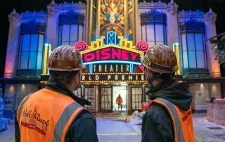 Disney Theater dentro del Word Premiere