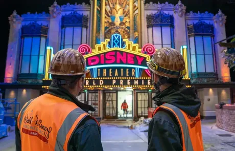 Disney Theater dentro del Word Premiere