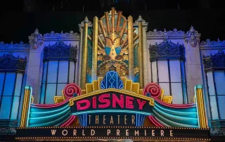 Disney Theater dentro del Word Premiere