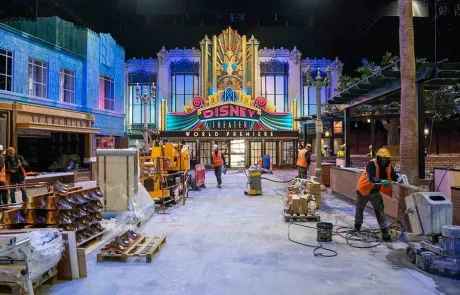 Disney Theater dentro del Word Premiere
