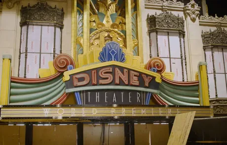 Maqueta del Disney Theater dentro del Word Premiere