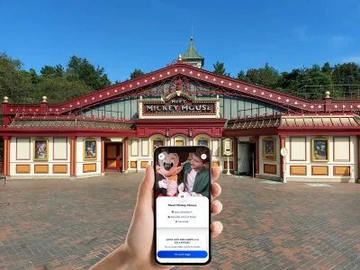 Meet Mickey Mouse Cola virtual Disneyland París