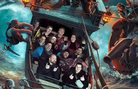 Foto atracción Piratas del Caribe con Photopass