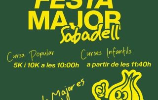 Cartel Cursa Festa Major Sabadell 2025