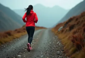Chica haciendo Trail Running