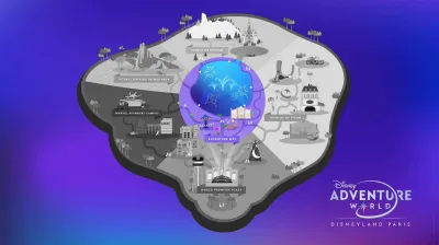 Mapa Disney Adventure World - Adventure Way