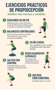 Los ejercicios de propiocepción