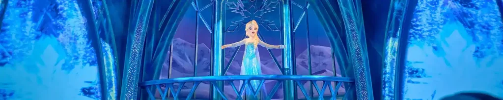 Atracción: Frozen Ever After Recreación Escena Frozen