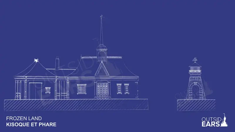 Quiosco y Faro de World of Frozen