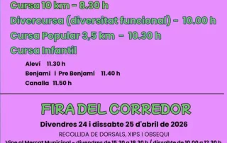 Cartel cursa Badia 2026