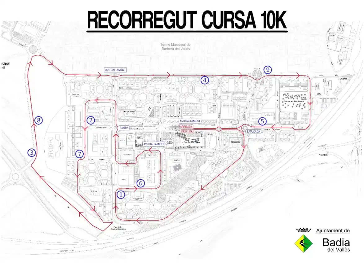 Recorrido Cursa Badia 2025
