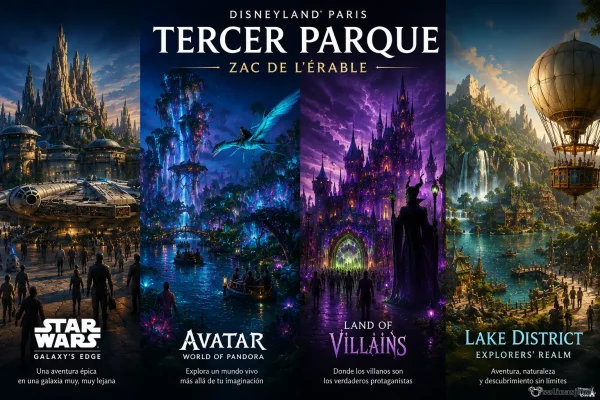 Temáticas del posible tercer parque de Disneyland Paris