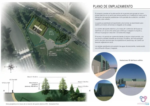 Nueva subestación electrica para Disneyland Paris