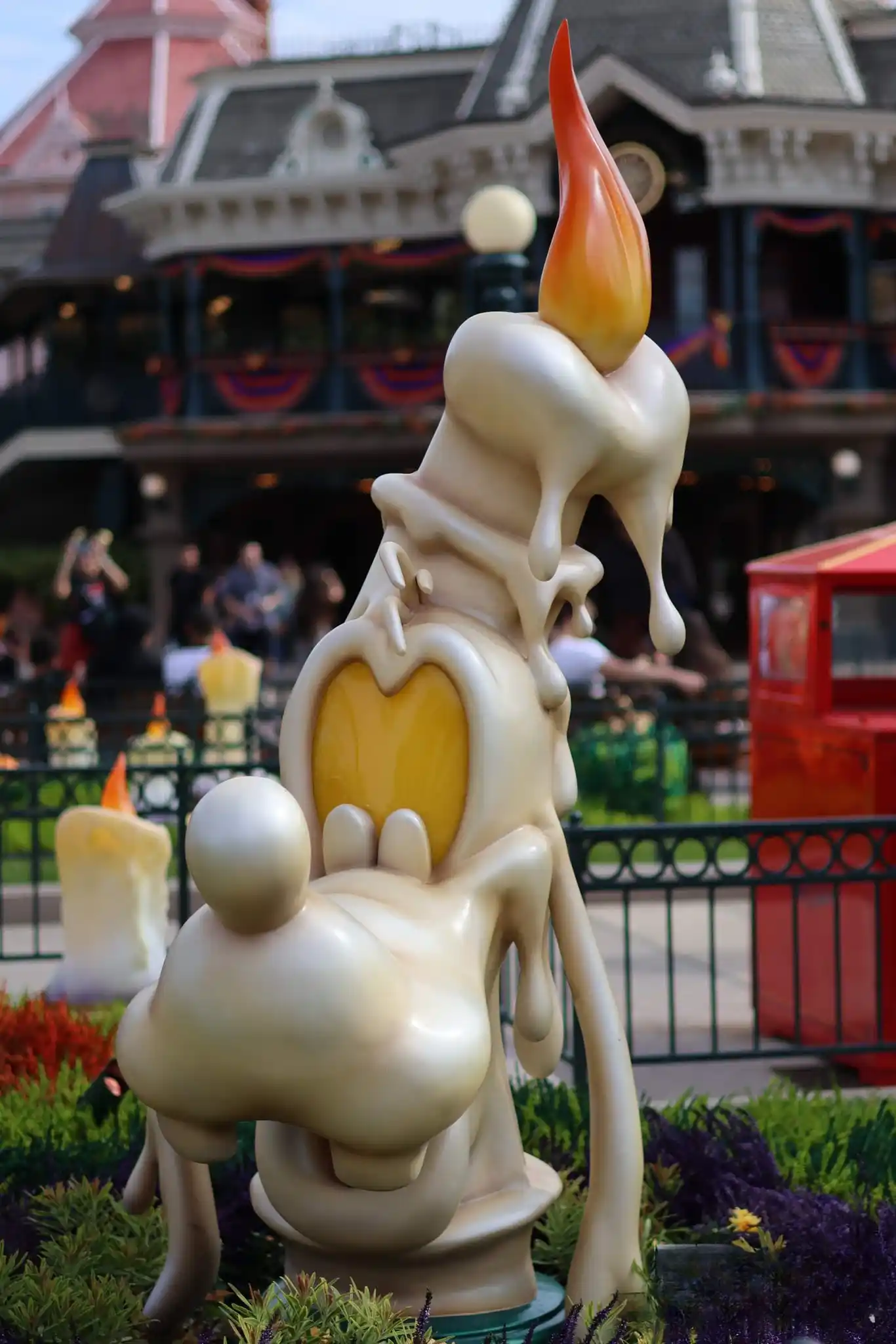 Halloween en Disneyland Paris 2026 - Decoración velas y calaberas Mickey, Minnie, Donald y Goofy
